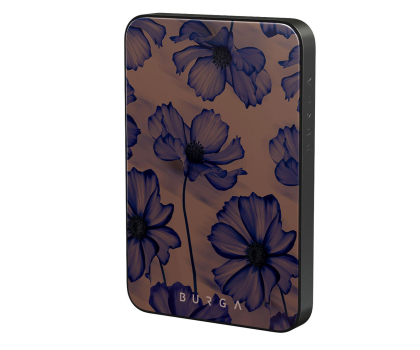 Powerbank Burga Velvet Night Gunmetal Magnetic Power Bank 5000